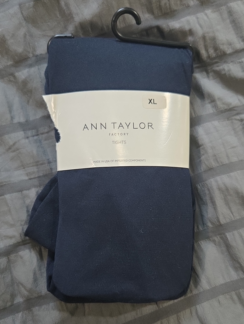 Ann Taylor Factory Navy Opaque Tights
